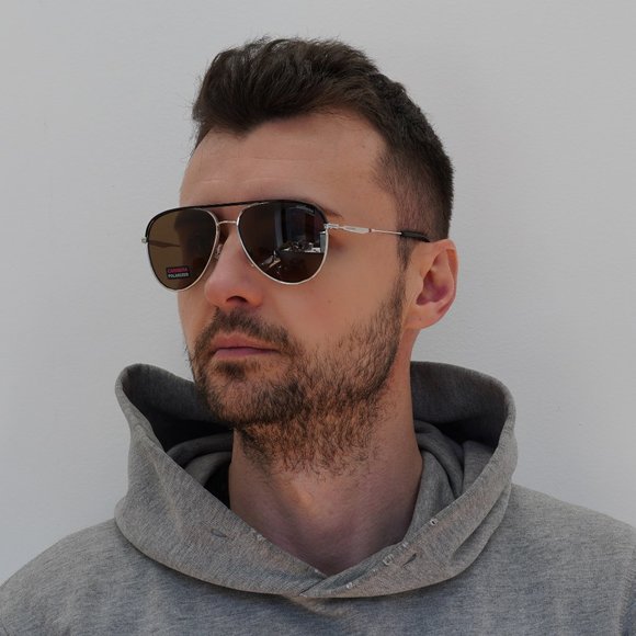 💯 NEW CARRERA 209/S 84JSP PALLADIUM BLACK POLARIZED SUNGLASSES - Picture 8 of 9